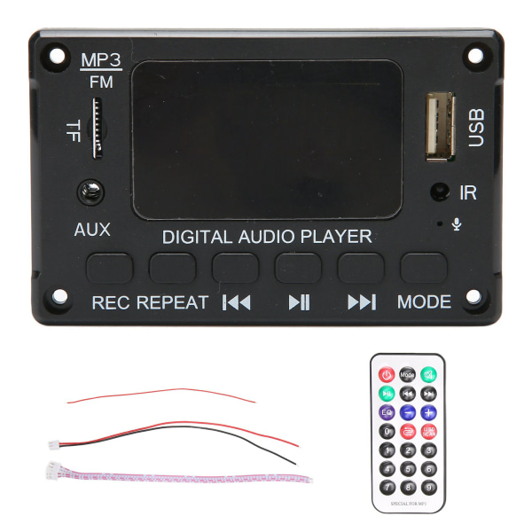 Bluetooth avkodningskort 2x40W Bluetooth MP3-avkodningskortmodul stöder minneskort USB FM-radio