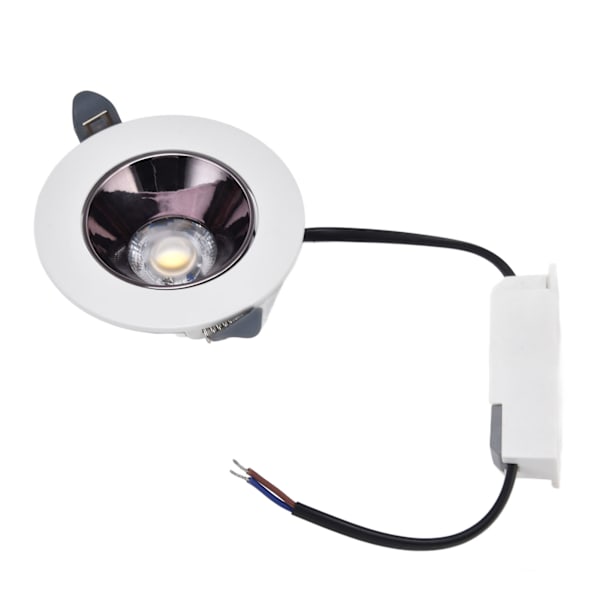 3,5 tommers 7W LED Downlight 220V Trykkstøpt Aluminium Innfelt Taklampe for Soveromdekorasjon