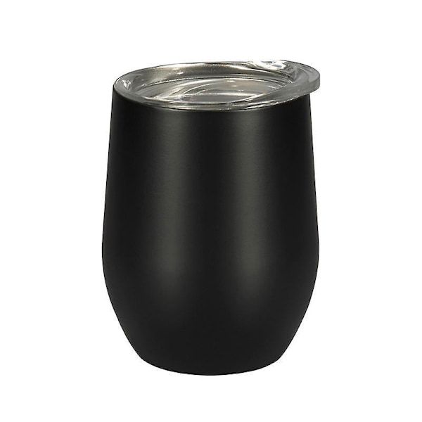 Eristetty Viinilasit, Ruostumattomasta Teräksestä Valmistettu Varreton Viinilasi, 12oz, Kestävä Kahvimuki, Samppanja, Toimiston Kansi