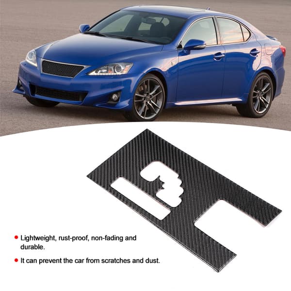 Kolfiber växelpanel ramöverdrag passar för Lexus IS250 300 350C 2006-2012B Style