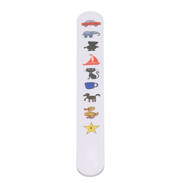 Fixation Stick Vision Tester Profesjonell Kids Bright Color Cartoon Pattern Vision Optometri Test Card
