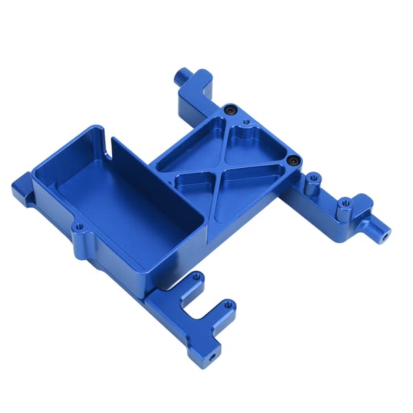 RC Fastgørelses Servo Montering Beslag Udskiftning til SCX6 1/6 Aluminium Legering Servo Fastgørelses Beslag Blå