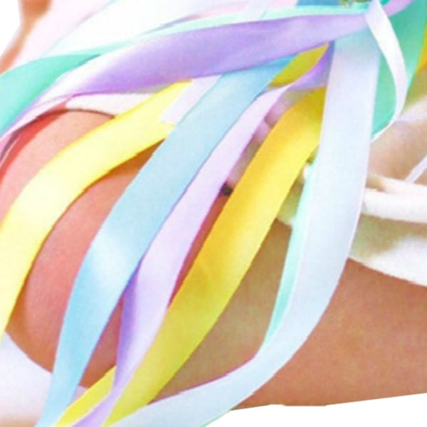 Handband Kite Träring Ljusa Färger Pedagogisk Sensorisk Leksak Band Streamer Kite för Lekrum Dans Typ 4 (med Klocka)