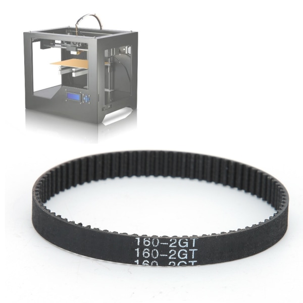 5kpl/pakkaus GT2-6MM kumisuljettu synkroninen hihnankiristinsarja 3D-tulostimen tarvikkeet GT2-6-160mm