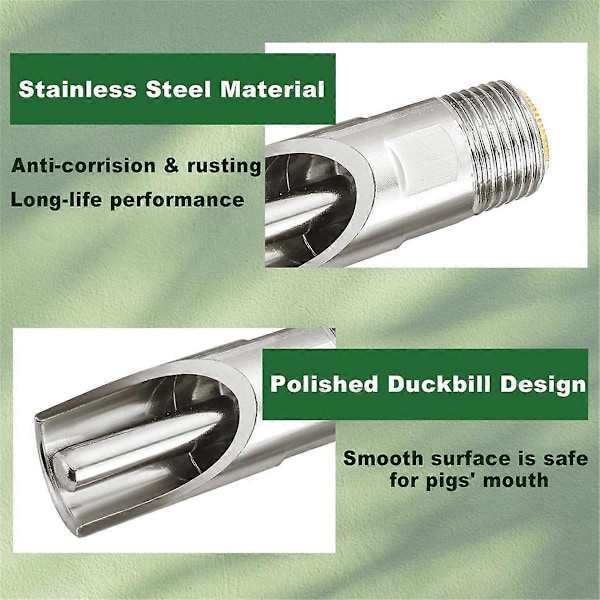 5 st Pig Waterer Nipples, Automatisk Pig Nipple Water Drinker