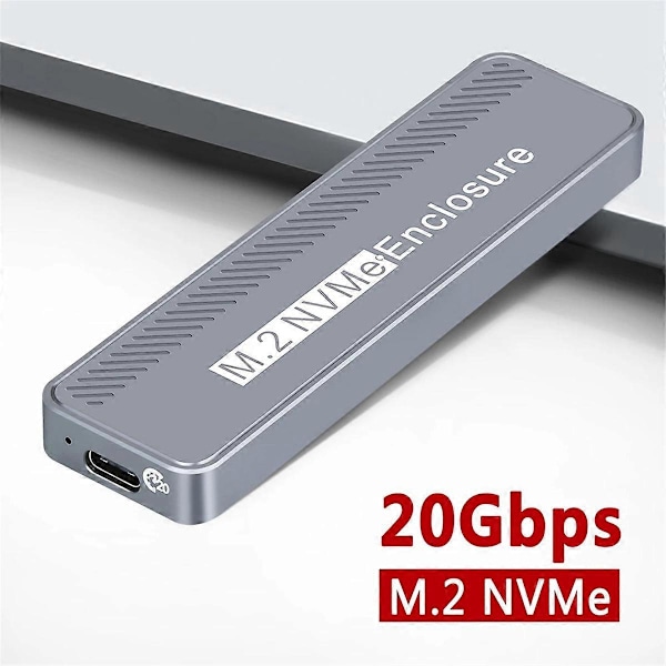 M.2 NVMe SSD-kapsling Hårddiskbox för
