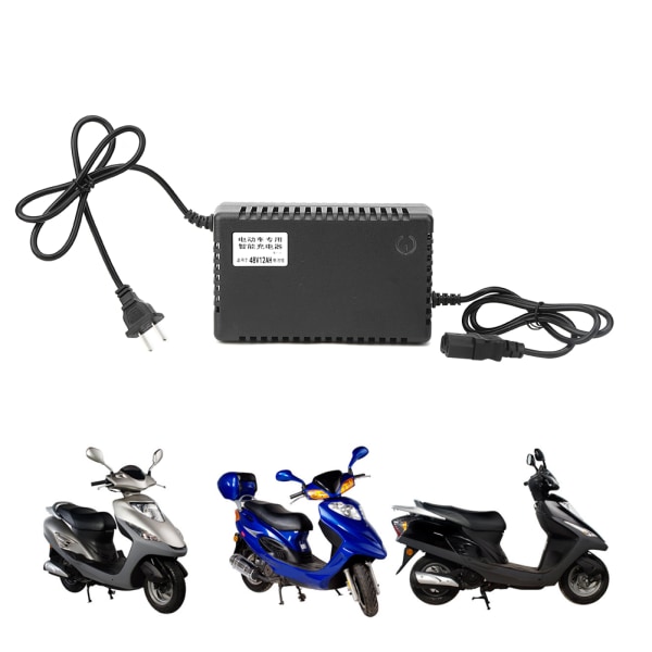 48V 12AH Kvalitet Intelligent Elsykkel E-sykkellader Ladeenhet CN 220V