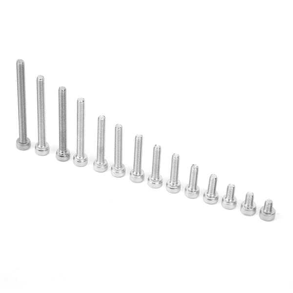 Sekskantskrue 304 Rustfritt Stål MultiLengde Kombinasjonssett Spikersortiment Kit (280 stk (M3))