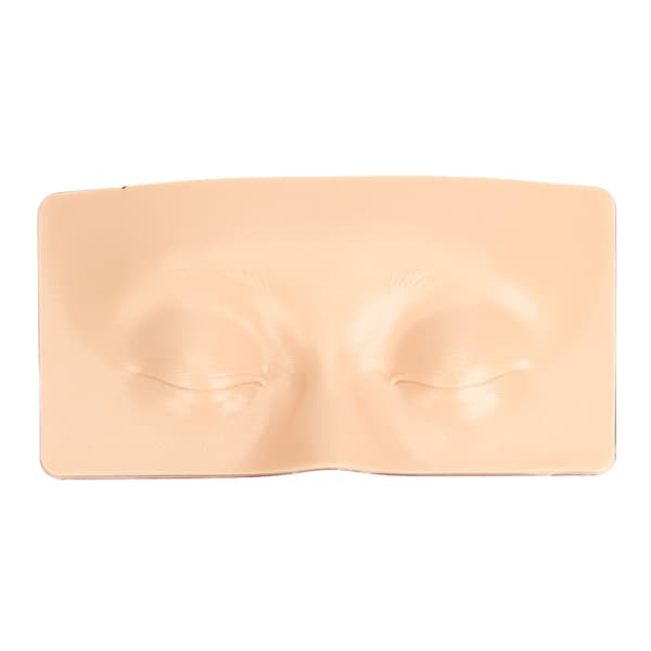 Makeup Practice Face 3D Silikone Ansigt Øjne Makeup Mannequin Practice Board til Øje og Øjenbryn Hvid Hud