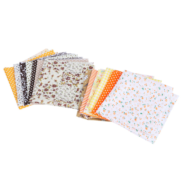 25x25cm 14 st vackra unika bomullstyg tryckta DIY sy bomullstyg material