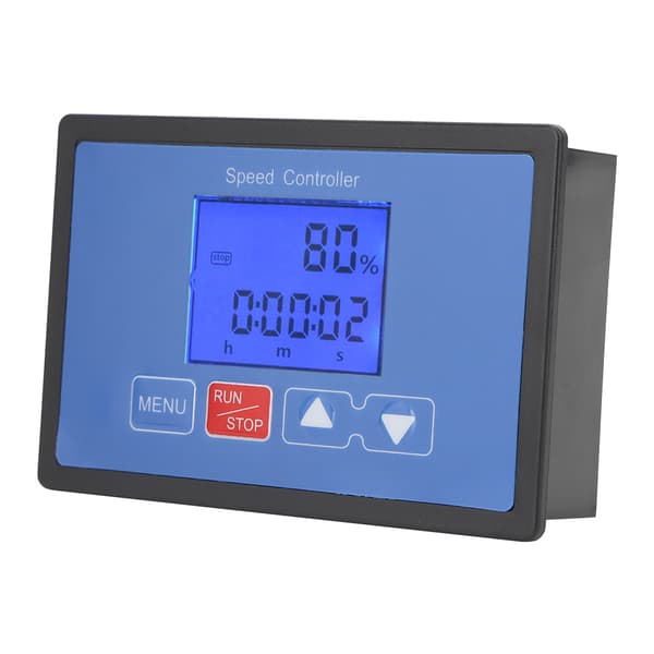 30A 6.5V-55V DC Børstemotor PWM Hastighedsregulator Digital LCD Cyklus Kør/Stop Timer