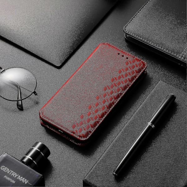 Fodral för Google Pixel 7a Flip Plånbok Flip Magnetiskt Skyddsfodral Plånbok Kompatibel med Google Pixel 7a Fodral Red
