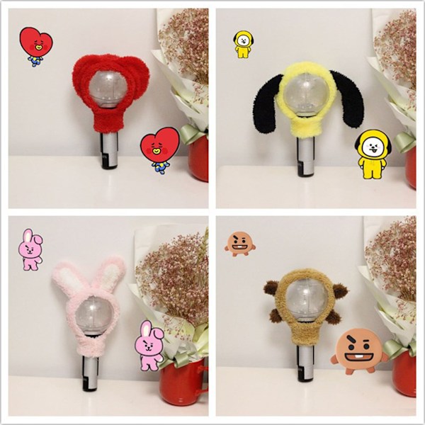 Kpop Bangtan Boys Light Stick Plys Hovedbeklædning Hovedbånd Lightstick Hovedbeklædning