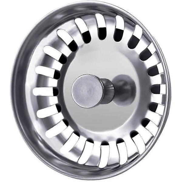 2 st 78mm Universal Köksvaskpropp Rostfritt Stål Vasksil