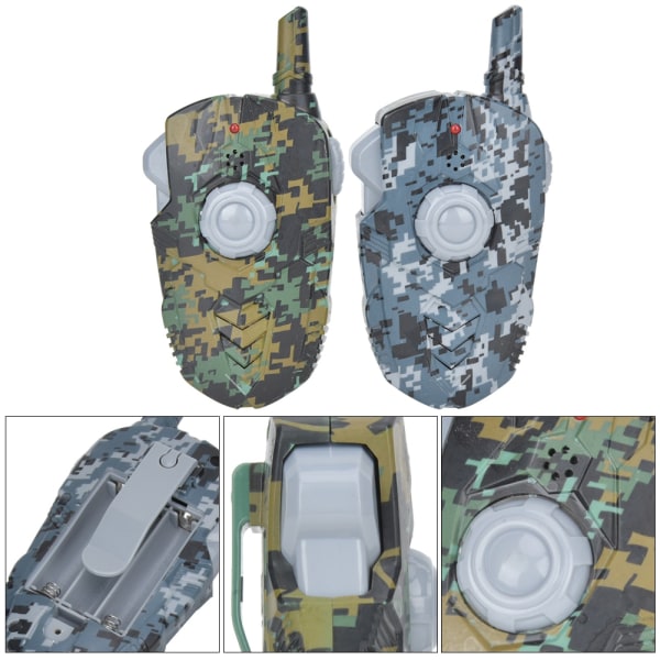 400M Clear Intercom Avstånd Utomhus Barn Fält Simulering Tvåvägs Radio Walkie Talkie Toys1 Par med två färger
