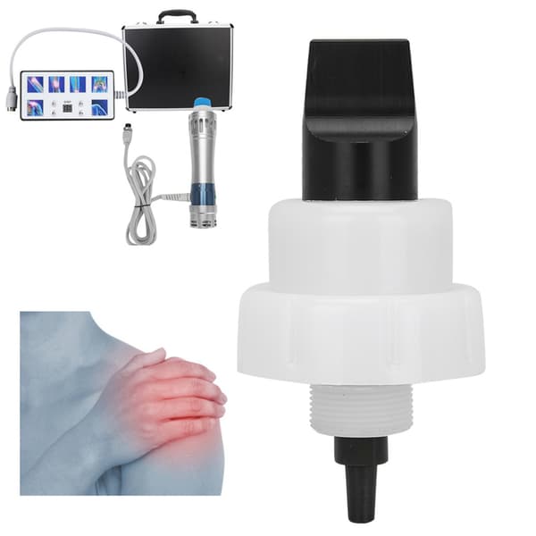 Massage Probe Udskiftningstilbehør til Shockwave Therapy Smertelindring ED Fysioterapi Maskine - Flad Probe