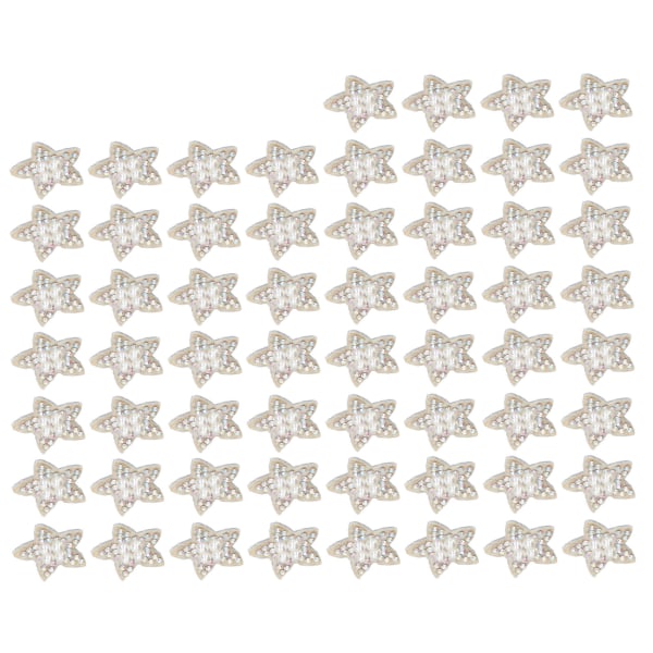 60 st Star Patches Shiny Faux Pearl Rhinestone Korrekt storlek Multi Purpose Sy On Patches för väskor Skor Kläder