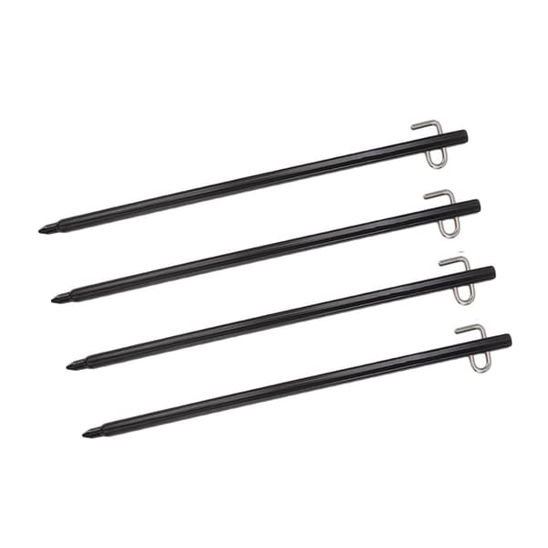 4 stk teltplugger campingplugger aluminiumslegering høyfast piggsett for utendørs bruk