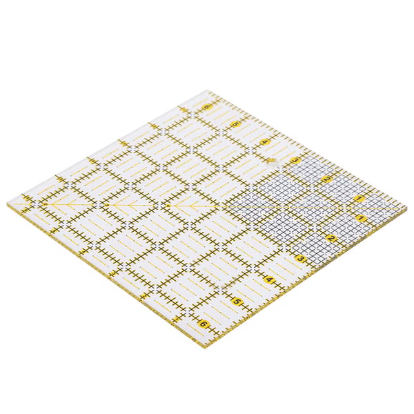 Firkantet Quiltelineal Håndværk Patchwork Syværktøj Plast Display Linealer 16 X 16cm