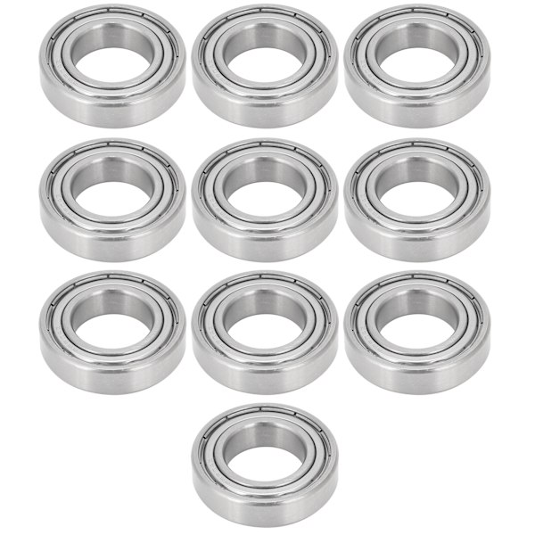 10 stk. kuglelejer i rustfrit stål S6904Z 20x37x9mm til skateboards og rulleskøjter
