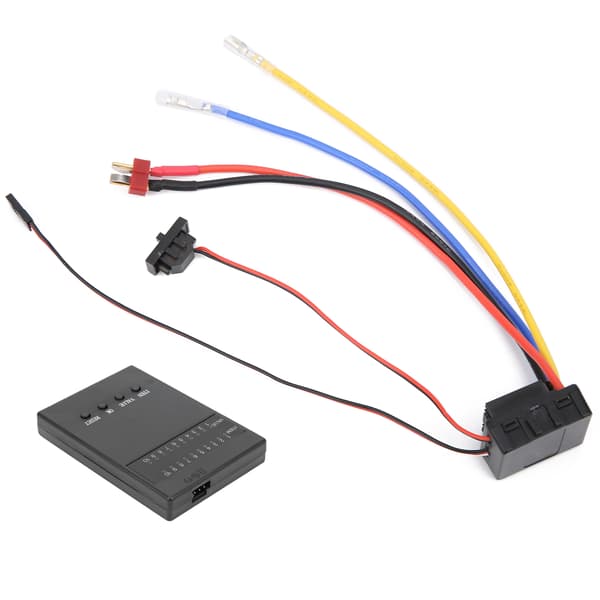 Børstet 80A elektronisk hastighetsregulator med programkort for 1/8/ 1/10 fjernstyrt bil