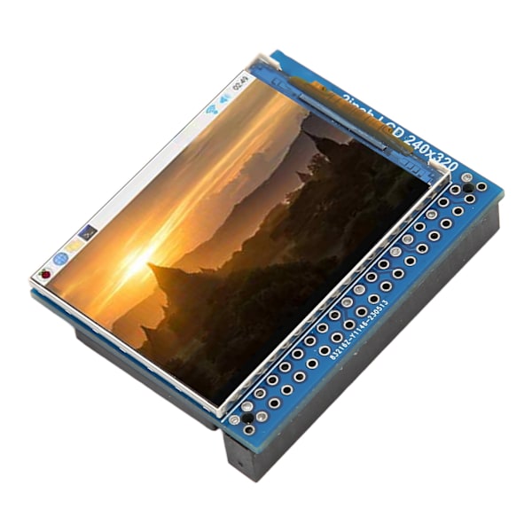 IPS LCD-modul 2 tum 40PIN GPIO-huvud Inbyggd högtalare Ljudspelning LCD-skärmmodul för RasPi DIY-utveckling