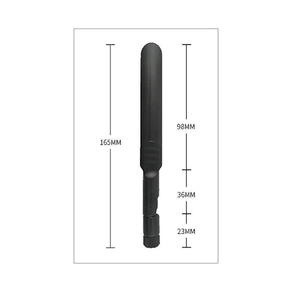 2.4G/5.8G dual band wifi -reititin, korkean vahvistuksen monisuuntainen liimapuikkoantenni, 6db:n signaalinvahvistusviestintäantenni
