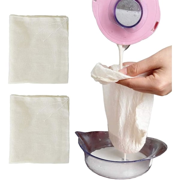 Gjenbrukbare ost- og krydderposer - Perfekt for varm te, kald kaffe, melk og osteproduksjon - 8*10cm