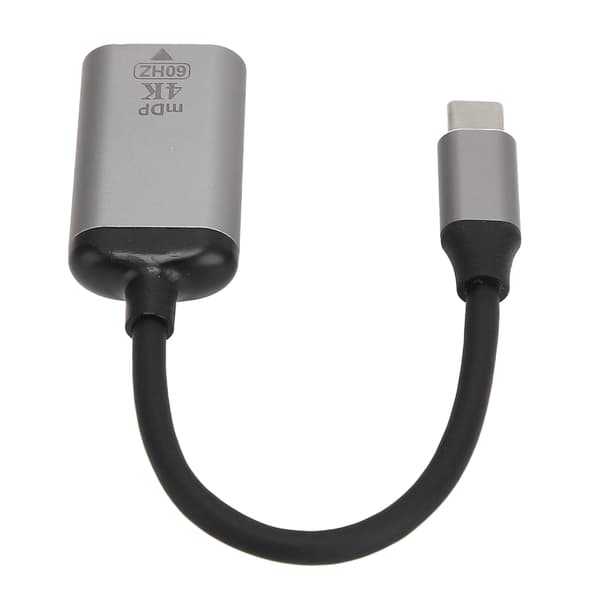 USB C til DisplayPort Adapter 4K 60Hz Aluminiumlegering Plug and Play USB C til Mini DP Adapter til Laptop Telefon Tablet