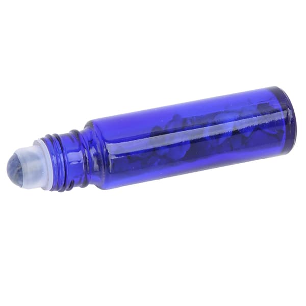 Professionell blå eterisk olja rullflaska enkel bärbar glasrullflaska 10ML (blå åderkula)