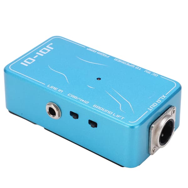 DI Box Passiv Direkt Amp Simulation Elgitarr Effektpedal med Högtalare JDI‑01