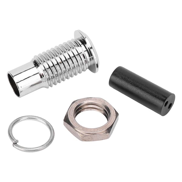 20 stk. LED-holder Bezel Mount Messing Lysdiode Flad Metalbase Industriel Kontrol 3 mm