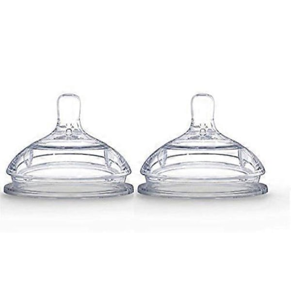 2-pack Silikon Ersättningsnapp, Långsamt Flöde, 0-3 Månader