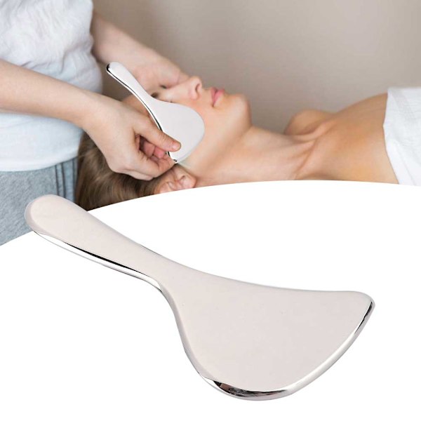 Rustfrit stål skrabebræt Kropsakupunktur Massage Muskelsmerter Gua Sha Tool