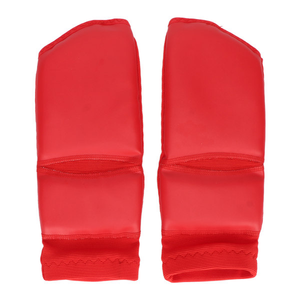 Boxningsfotskydd för vuxenträning Taekwondo-utrustning Halkfri, slagtålig fotledsskydd Röd L (för storlek 39-40)