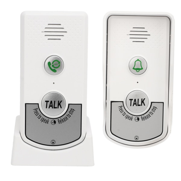 Trådløse intercom dørklokker 1000m afstand Fremragende Chip White Voice Intercom dørklokker til boliger Hoteller Villaer Fabrikker