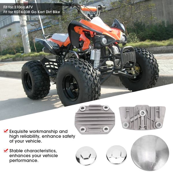 Cylinderhoved Kamproppe Samlinger Passer til 110cc ATV K074-038 Go Kart Dirt Bike