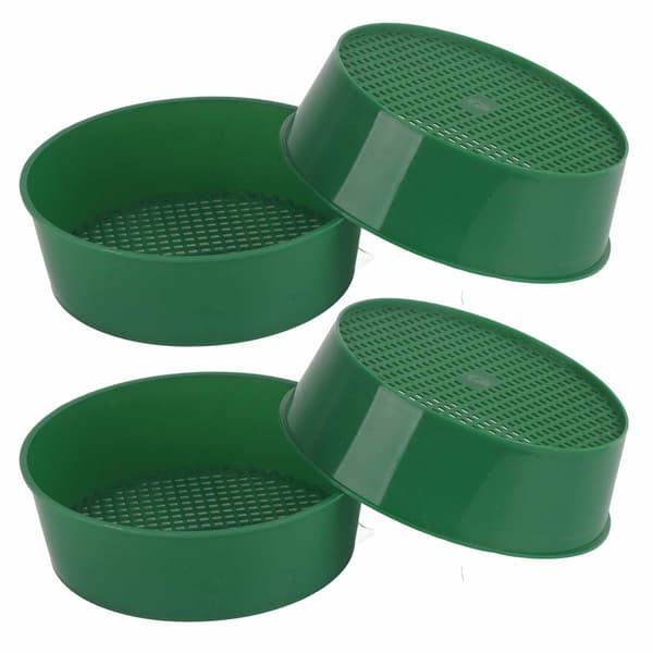 4 stk. Plastik Have Mesh Havearbejde Si Succulent Planter Sand Sten Filter Værktøj
