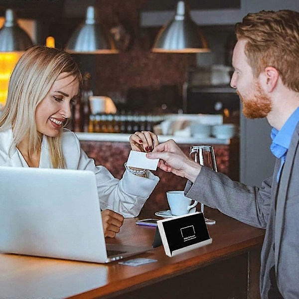 Visitkort Holder, 2 Stk. Kortdisplay, til Visitkort, Kontorbord
