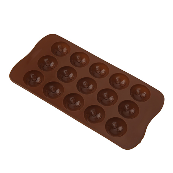 Kageform Ansigt Formet DIY Slik Chokolade Silikoneform Køkken Bage Tilbehør Ansigt