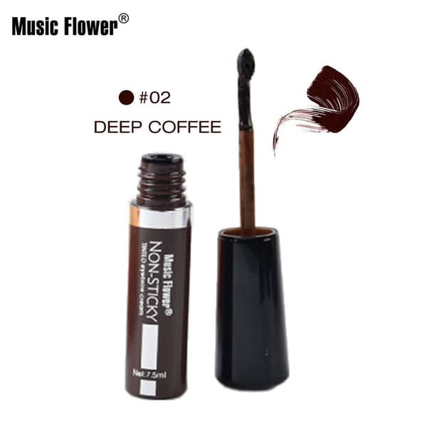 Vattentät Svettresistent Långvarig Ögonbrynsfärgkräm Ögonbrynsmakeup 2# Mörk Kaffe