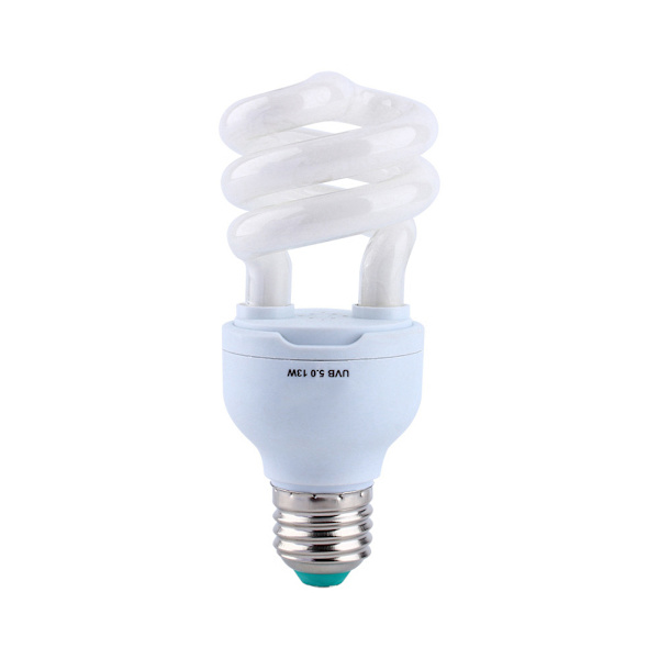 13W UVB 5.0 E27 Base Energibesparende Skildpadde Snake Reptil Pære UV Lampe HG