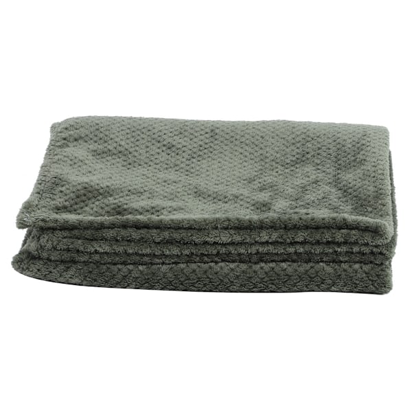 Fortykke blødt polyesterfiber aircondition seng tæppe til sofa soveværelse sengetøj forsyningerMilitær grøn 70x100cm