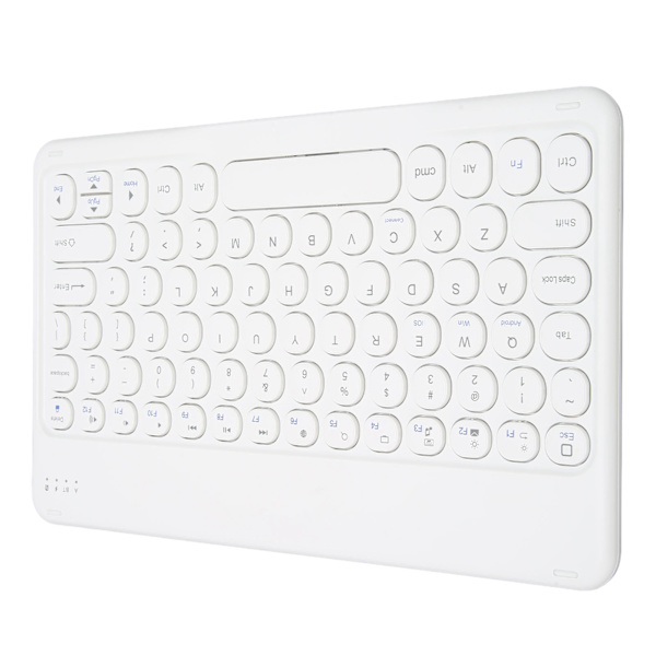 Retro Keyboard Rund Keycap Ultra Slank God Rebound Type C Mini Trådløst Tastatur til Mobiltelefoner Computere Laptops