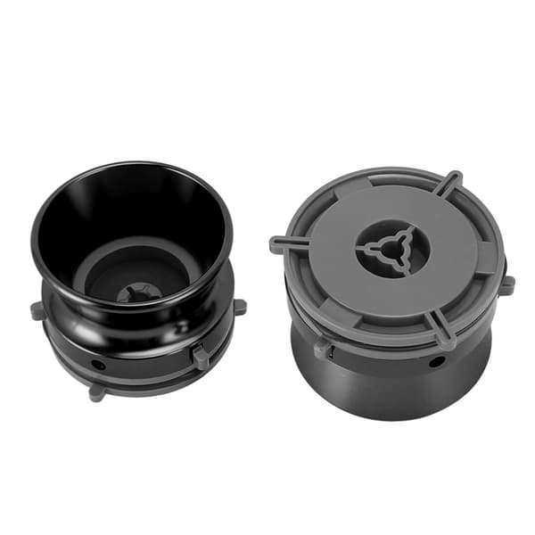 1/4 10 tommer Åbner Poleret Aluminium Legering Universal Indlæsningsenhed NAB Hub Adapter til Studer ReVox til Akai til Teac 2 stk Sort