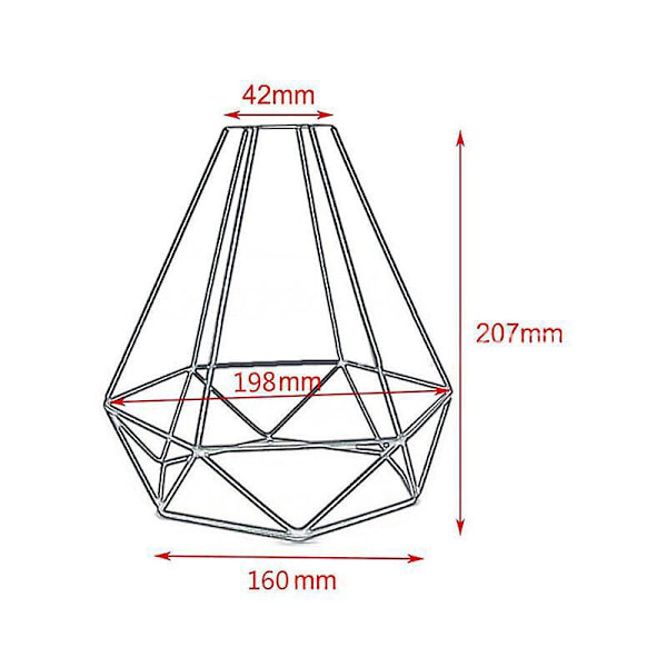 Lampskärm, metall lampskärm, retro svart lampskärm, lämplig för kök, matsal, sovrum, hall (svart)