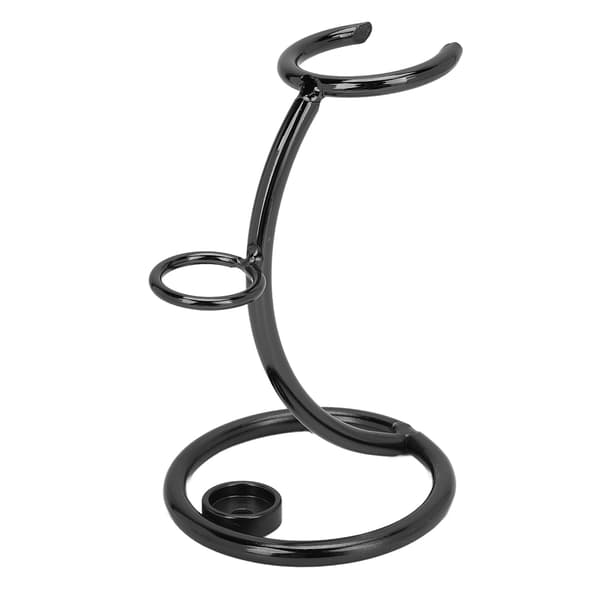 Sikkerhedsbarberholder i rustfrit stål, moderne, hurtigtørrende, hygiejnisk, rustfri, til mænds barbermaskiner, sort
