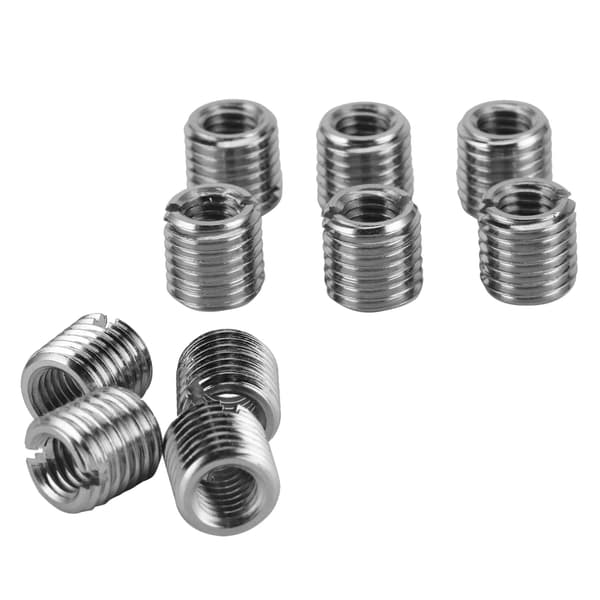 10 stk. Gevindreparationsmøtrik Rustfrit stål Hardware Tilbehør M8 x 1,25 M12 x 1,5 12MM