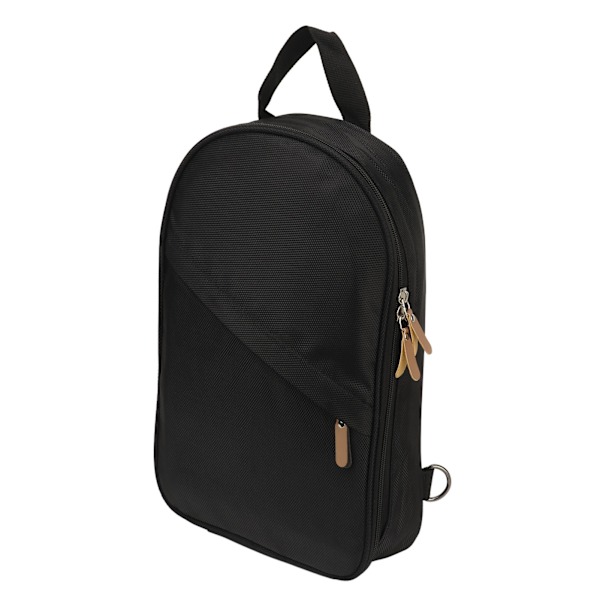 Camping Kokkeutstyr Veske Polyester Fiber Multifunksjonell Bærbar Camping Kjøkkenutstyr Organizer Oppbevaringspose for Utendørs BBQ Reise Svart