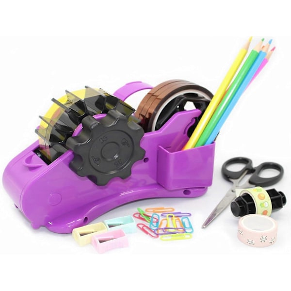 Søt Teipdispenser Skrivebord Vektet, Unik Wrap Buddy Varmeteipdispenser Holder Sublimering
